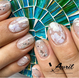 豊富なアートネイル