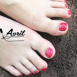 フットネイルワンカラー