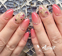 定額ネイルの写真