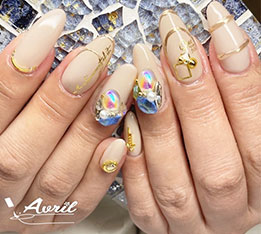 お持ち込みデザインネイルの写真